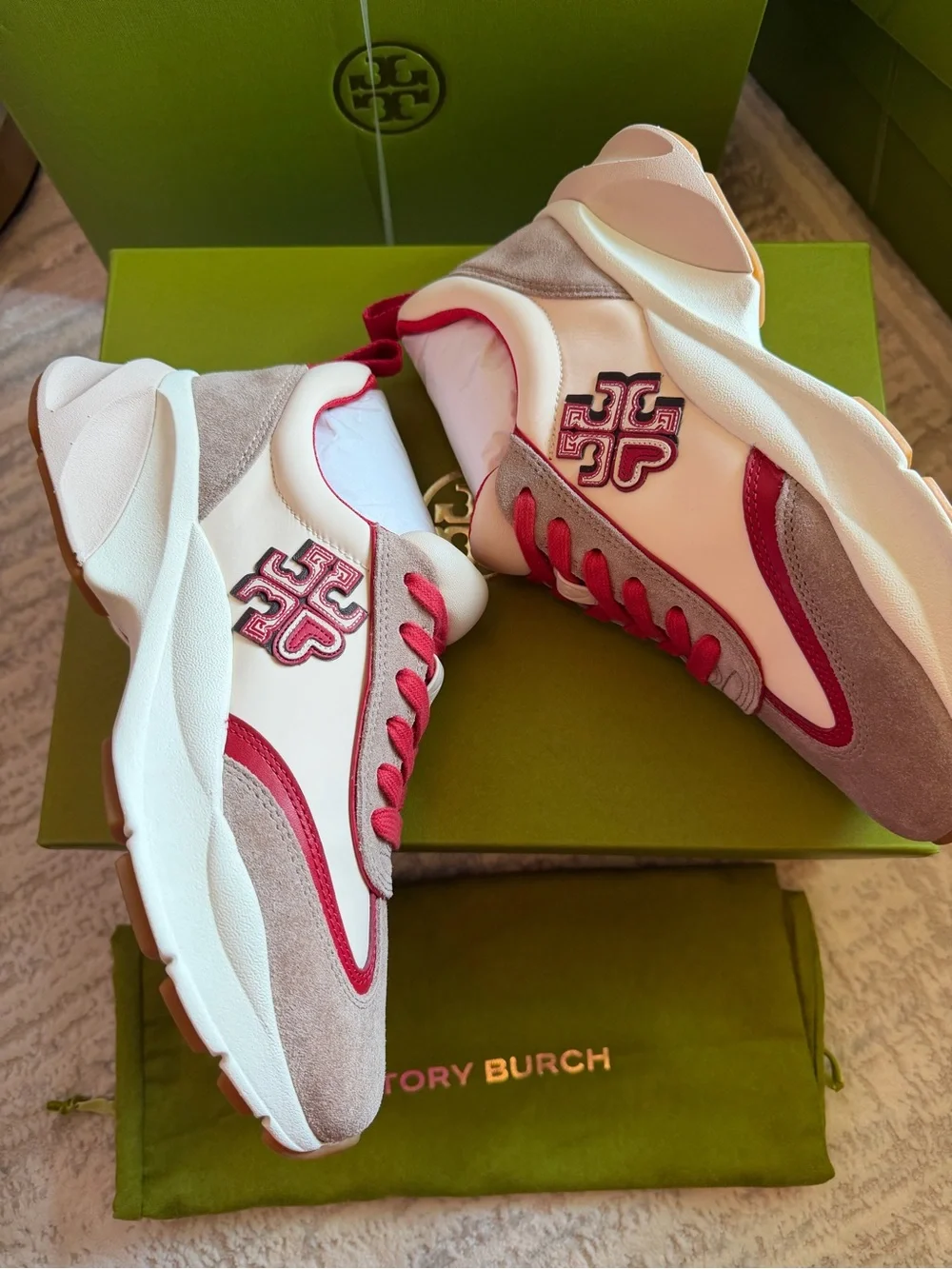 Tory Burch Good Luck Trainer Sneakers